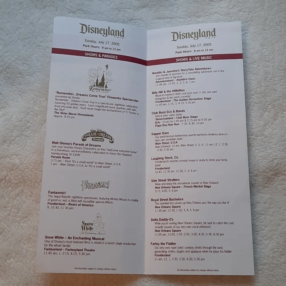 Disney disneyland 50rh